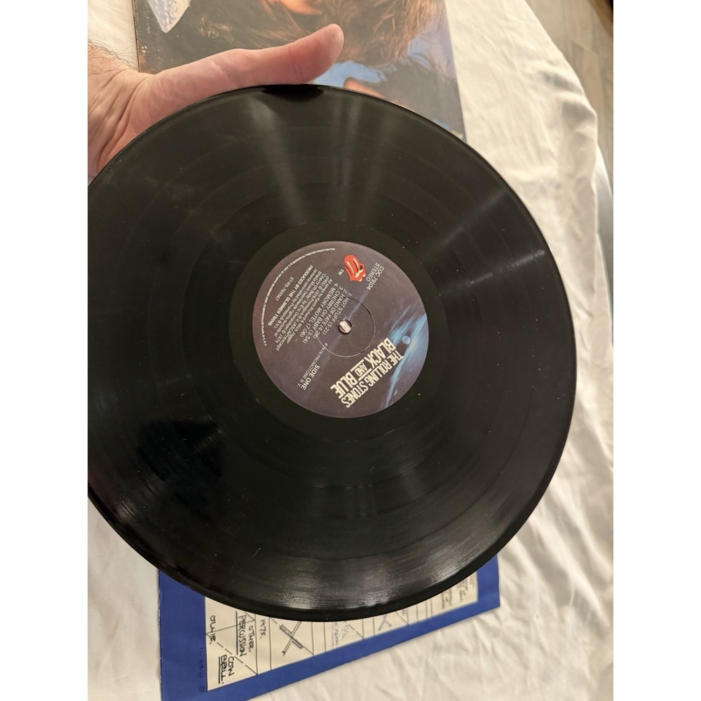 Rolling Stones Black And Blue LP COC 79104 Complete Original Inner - Picture 4 of 14